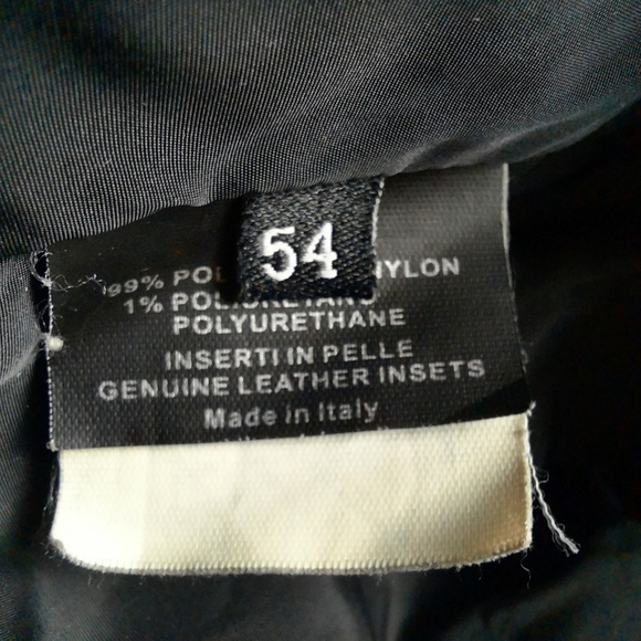 AW97 GUCCI x TOM FORD Vtg Moto Puffer Jacket Web Leather Nylon Biker Bomber - Picture 16 of 16